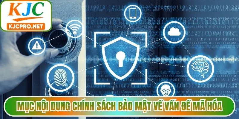 Mục nội dung chính sách bảo mật về vấn đề mã hóa