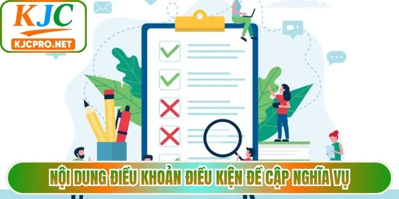 Nội dung điều khoản điều kiện đề cập nghĩa vụ
